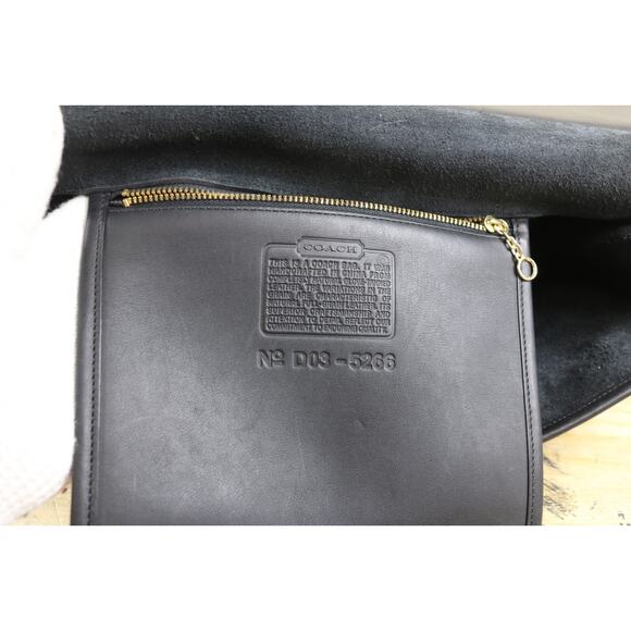 Coach Briefcase Vintage Black Leather Beekman 5266 Messenger Laptop - Picture 4 of 16